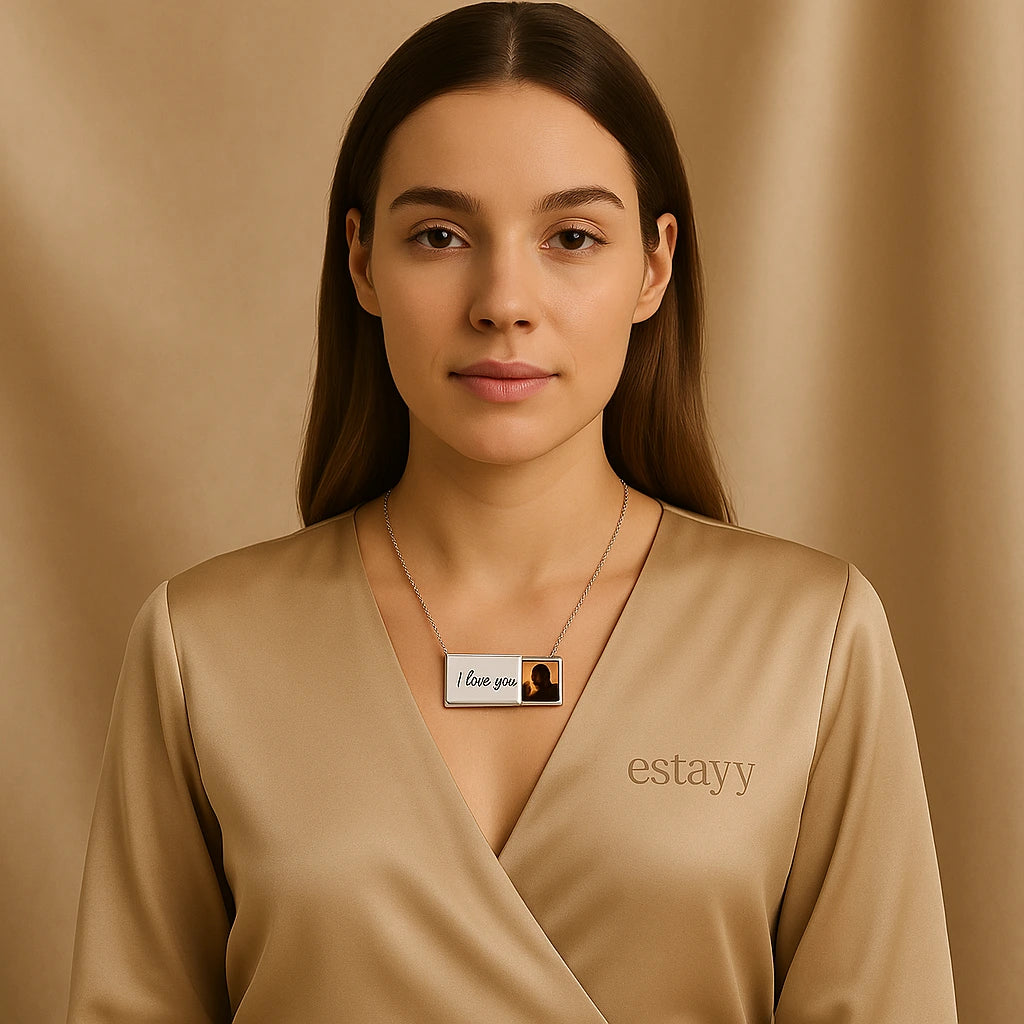 Eternal Memory Necklace – Custom Photo & Message by ESTAYY™