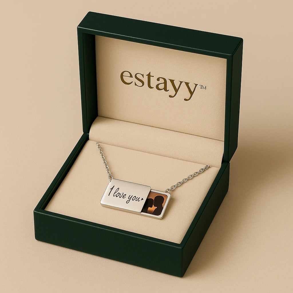 Eternal Memory Necklace – Custom Photo & Message by ESTAYY™