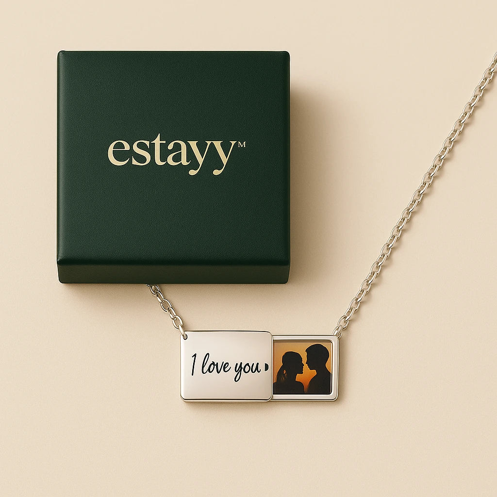 Eternal Memory Necklace – Custom Photo & Message by ESTAYY™