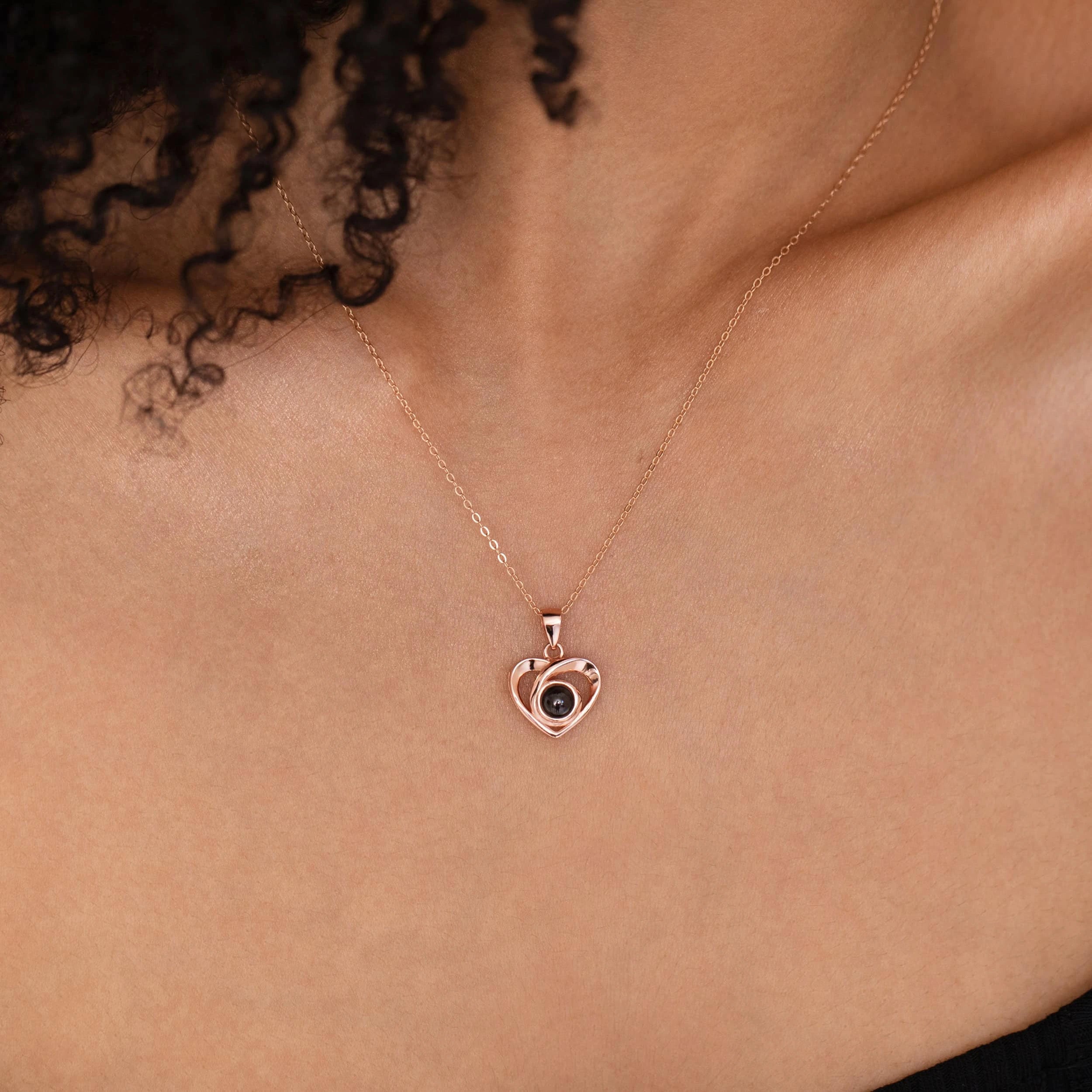 Heart Photo Necklace – Custom Photo by ESTAYY™