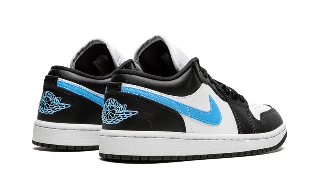 Jordan 1 Niedrig Schwarz University Blau Weiß