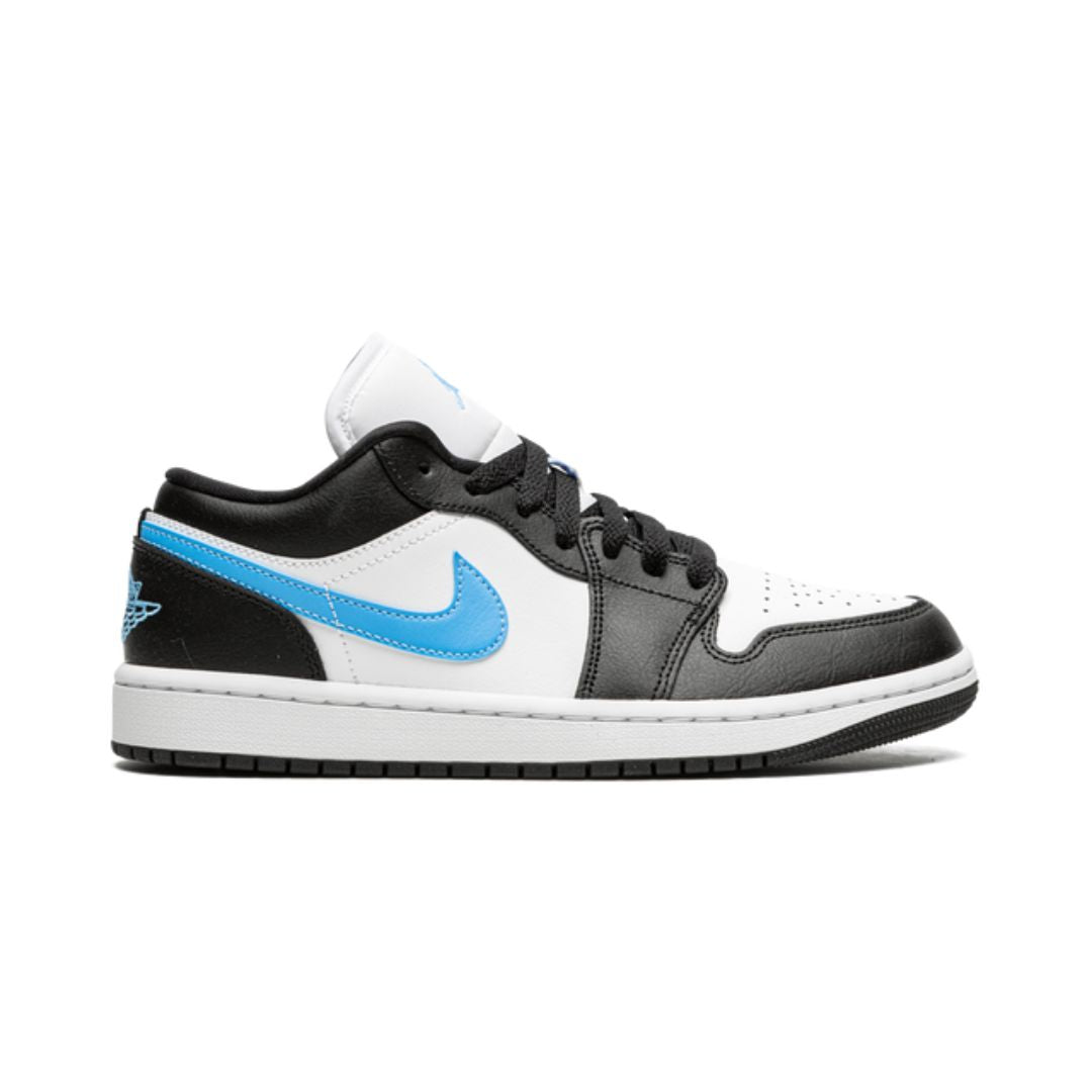 Jordan 1 Niedrig Schwarz University Blau Weiß