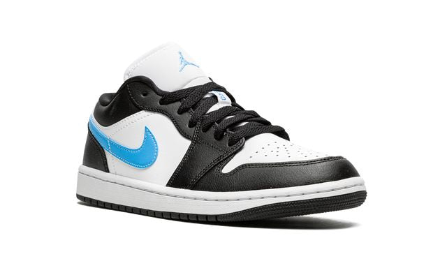 Jordan 1 Niedrig Schwarz University Blau Weiß
