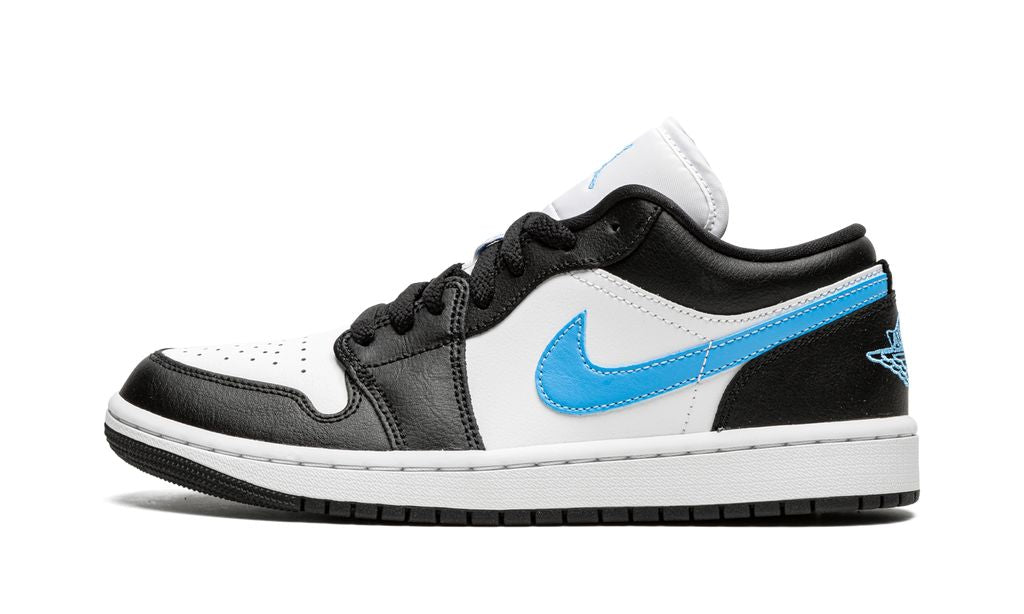 Jordan 1 Niedrig Schwarz University Blau Weiß