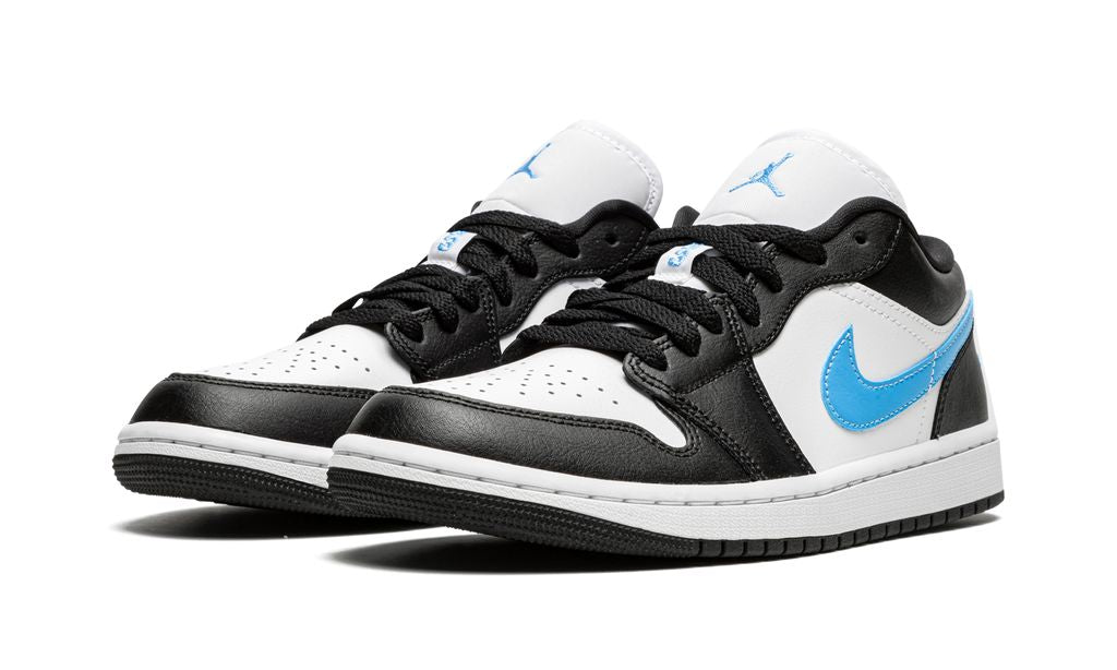 Jordan 1 Niedrig Schwarz University Blau Weiß