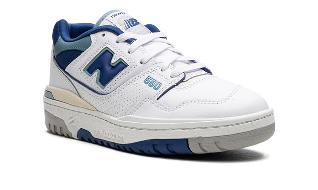 NB 550 White Blue Groove