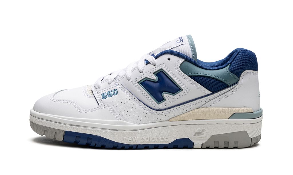 NB 550 White Blue Groove