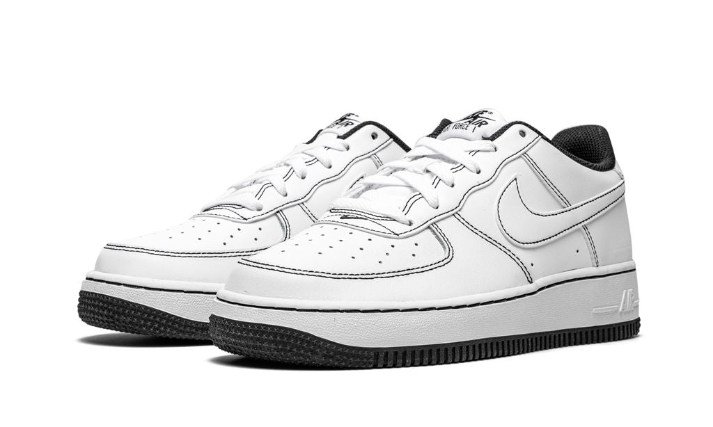 NK Air Force 1 Low Contrast Stitch White Black