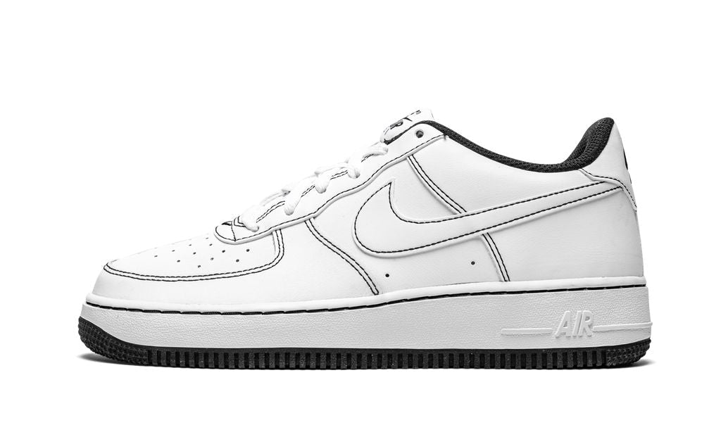 NK Air Force 1 Low Contrast Stitch White Black