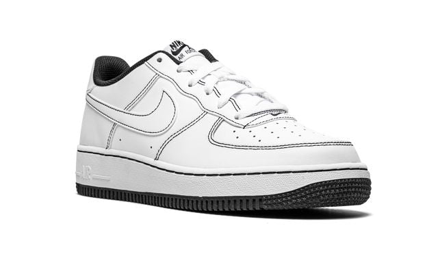NK Air Force 1 Low Contrast Stitch White Black