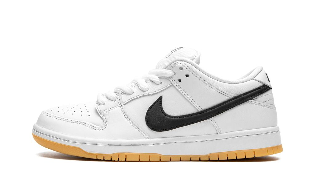 NK SB Dunk Low Orange White Label Black