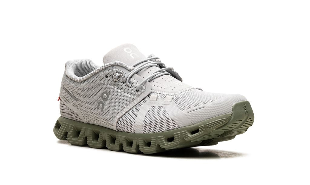 On Cloud 5 Glacier Grey Reseda Green