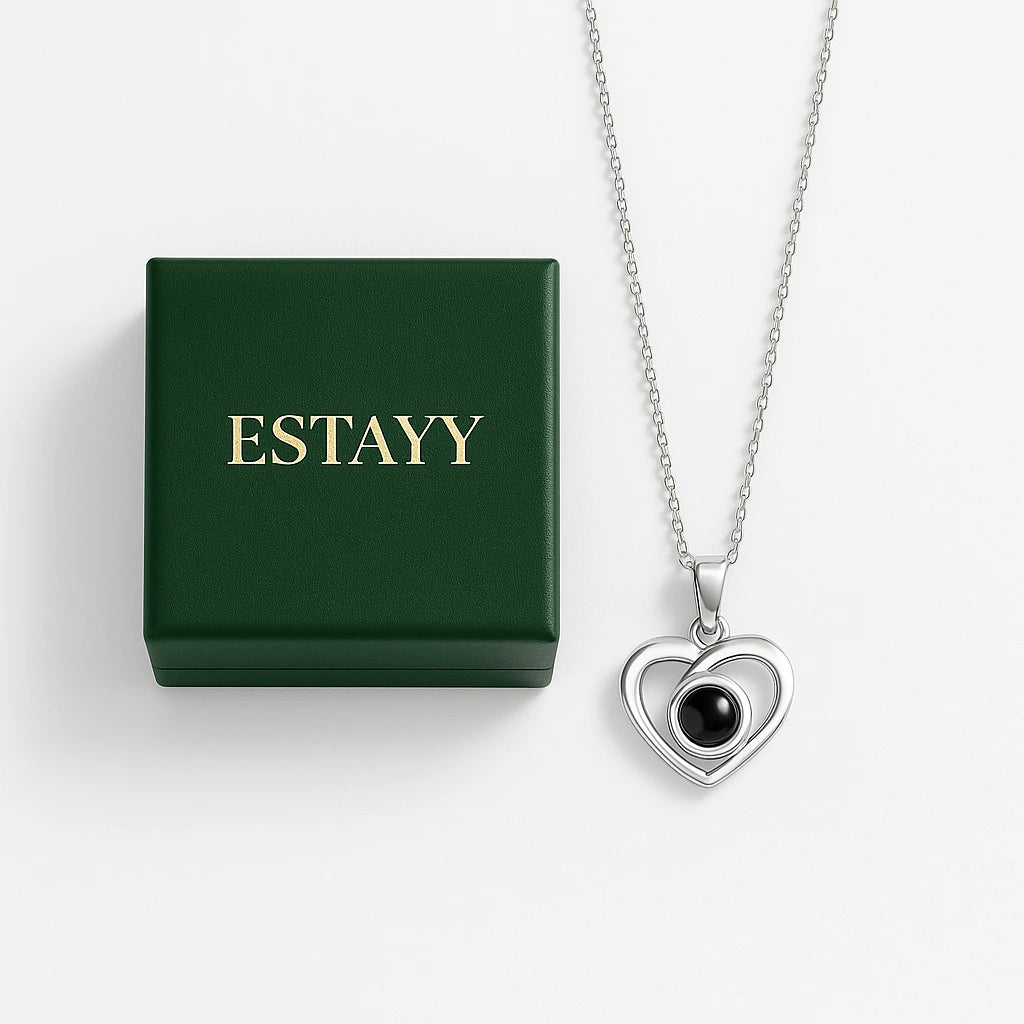 Heart Photo Necklace  – Custom Photo by ESTAYY™