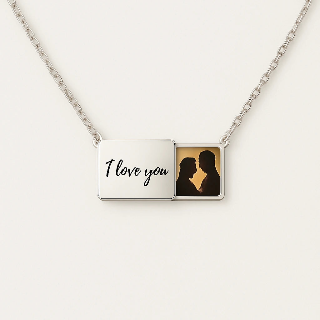 Eternal Memory Necklace – Custom Photo & Message by ESTAYY™