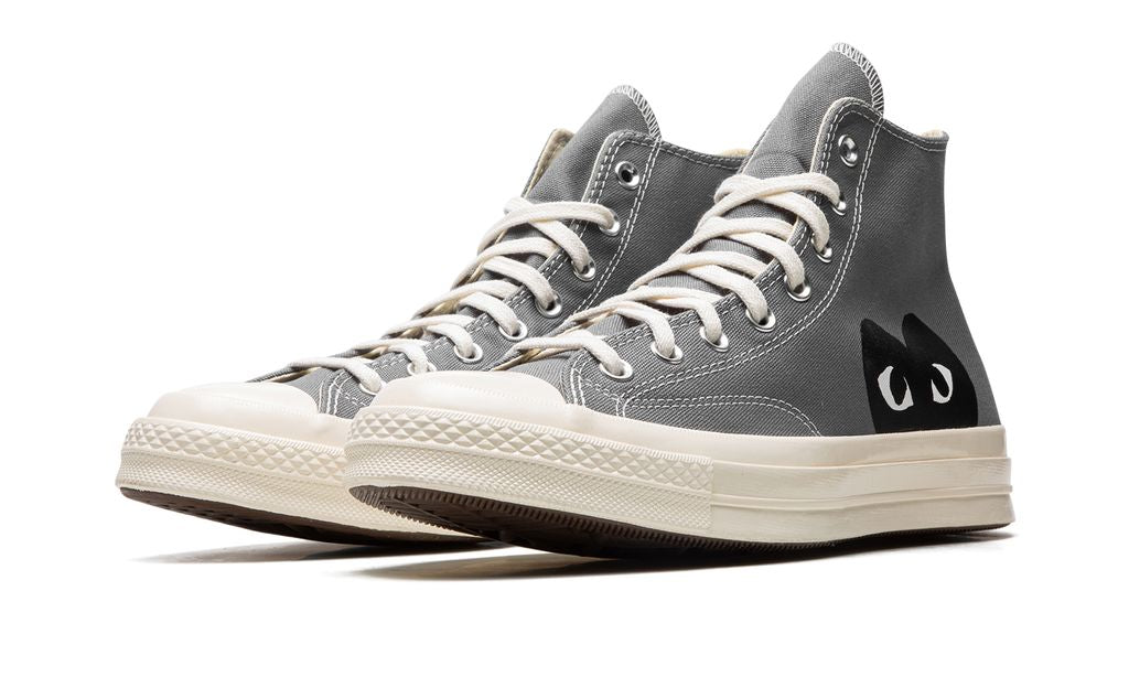 CONV Chuck 70 Hi "CDG Play - Steel Gray"