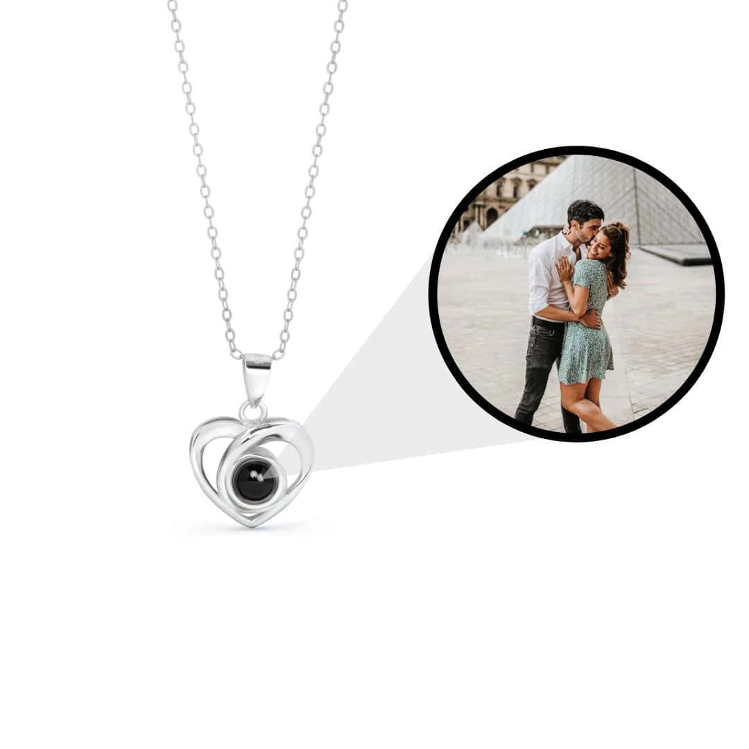 Heart Photo Necklace  – Custom Photo by ESTAYY™
