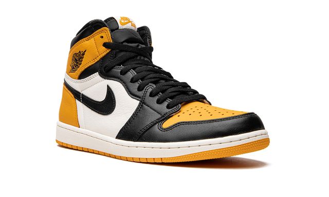 Jordan 1 Retro High Taxi Gelb Zehe