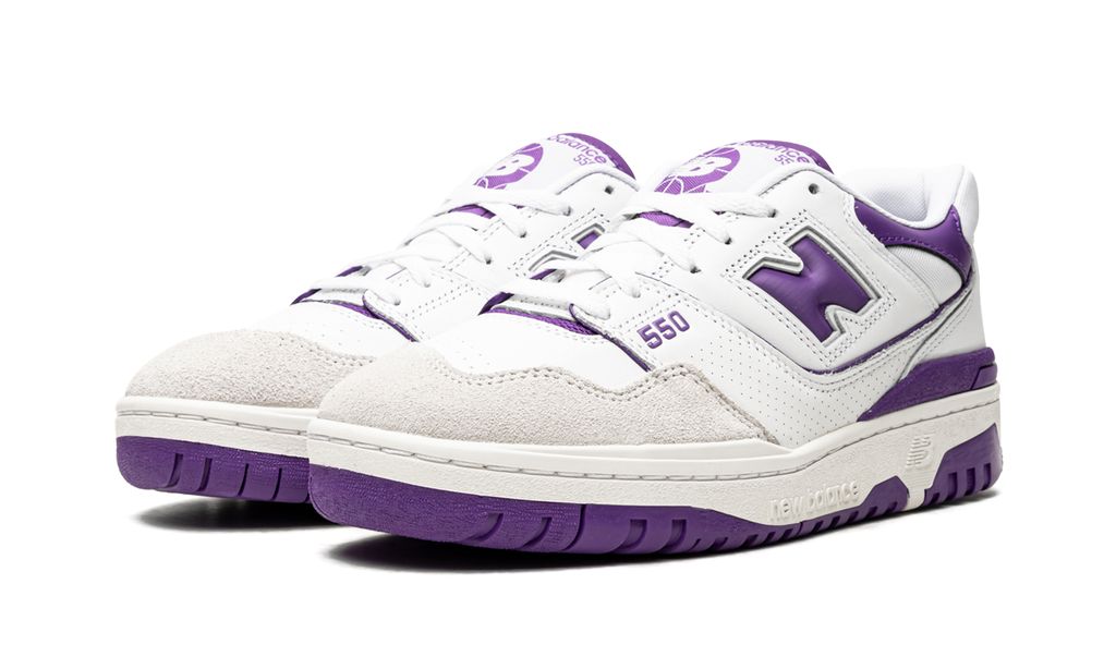 NB 550 Violet Blanc
