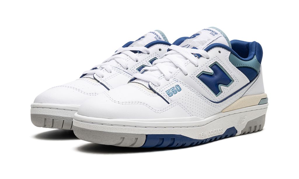 NB 550 White Blue Groove