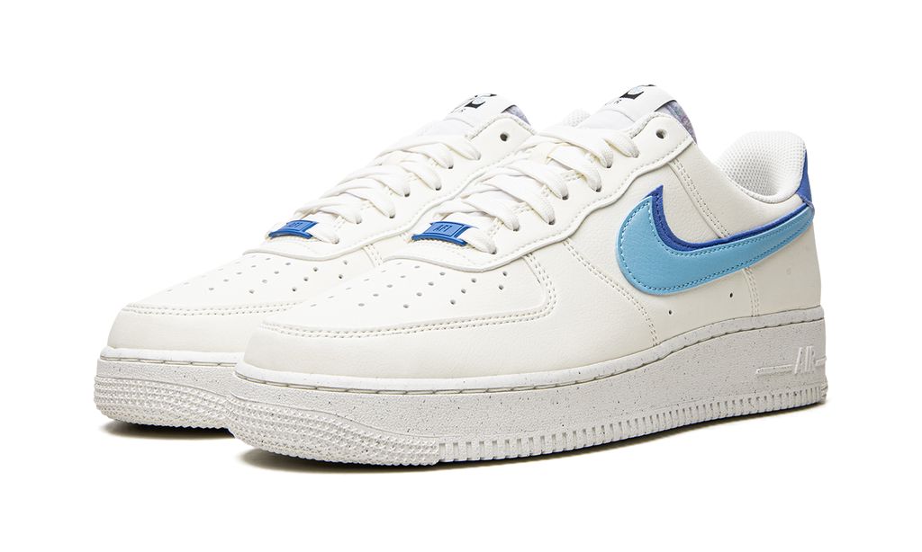 NK Air Force 1 Double Swoosh White Médium Blue
