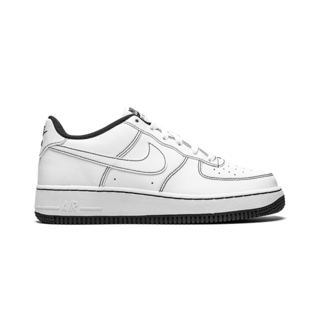 NK Air Force 1 Low Contrast Stitch White Black