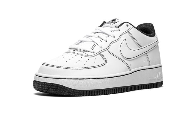 NK Air Force 1 Low Contrast Stitch White Black