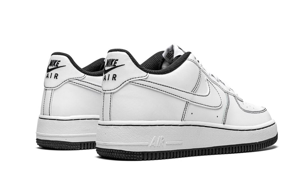 NK Air Force 1 Low Contrast Stitch White Black