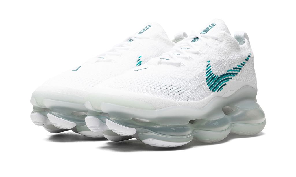 NK Air Max Scorpion FK Blanc Géode Bleu Sarcelle 
