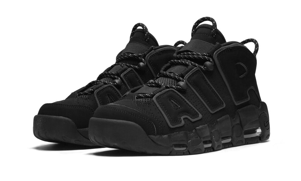 NK Air More Uptempo Noir Réfléchissant