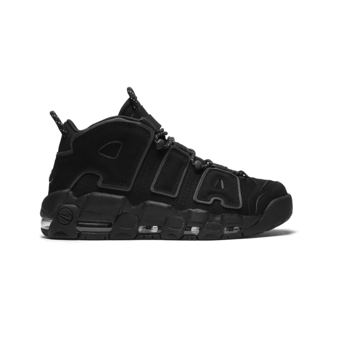 NK Air More Uptempo Noir Réfléchissant