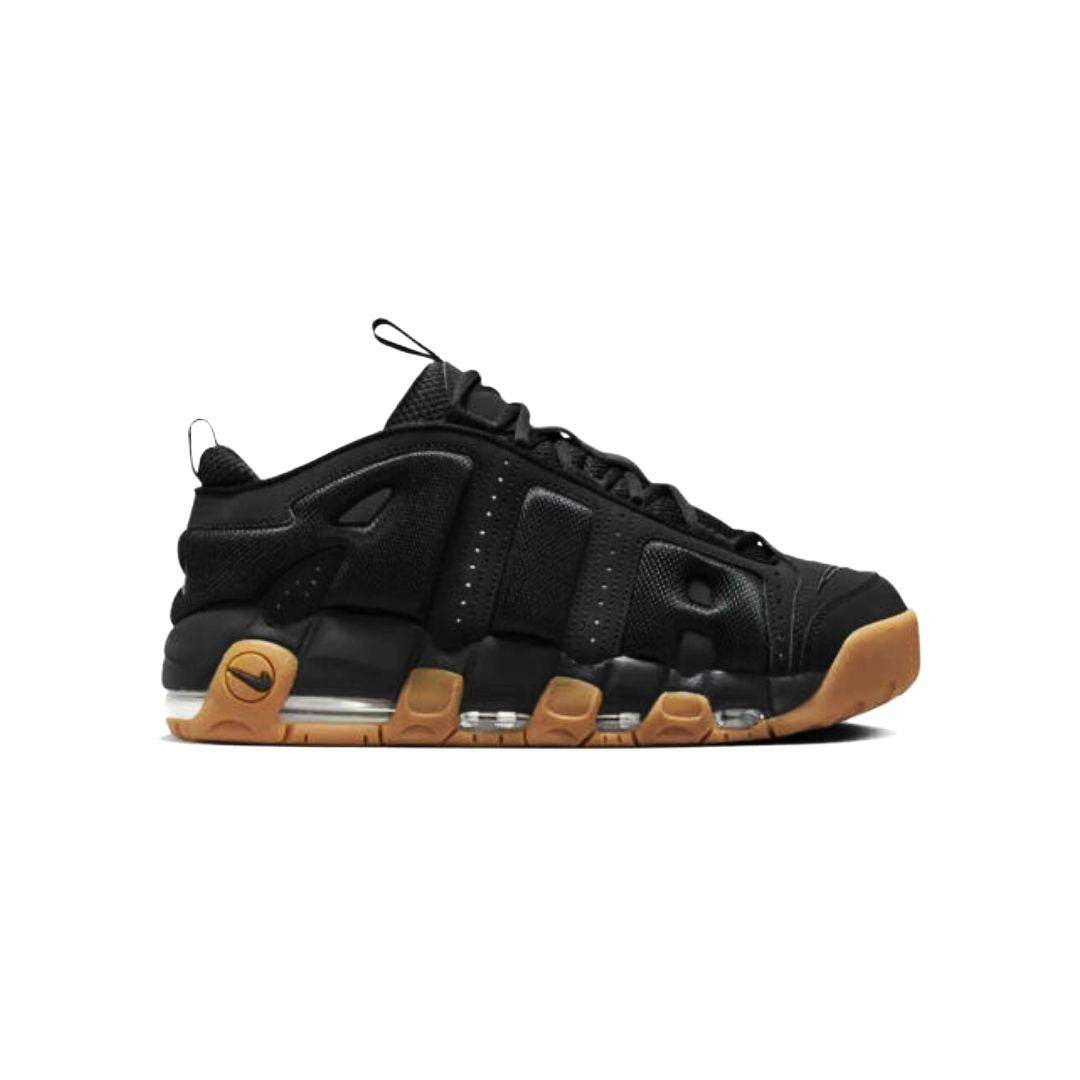 NK Air More Uptempo Low Noir Gomme