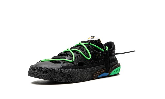NK Blazer Low Off-White Black Electro Green