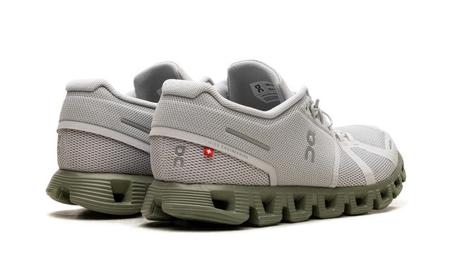 On Cloud 5 Glacier Grey Reseda Green