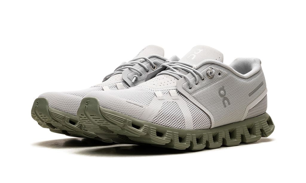 On Cloud 5 Glacier Grey Reseda Green